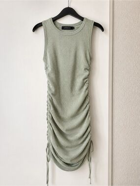 Lioness Sage Green Knit Sleeveless Dress